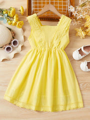 Girls Lace Dress Kids Summer Clothes