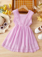 Girls Lace Dress Kids Summer Clothes