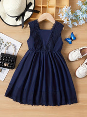Girls Lace Dress Kids Summer Clothes
