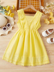 Girls Lace Dress Kids Summer Clothes
