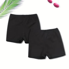 2pcs Toddler Girls Biker Shorts Safety Leggings Kids Summer Clothing
