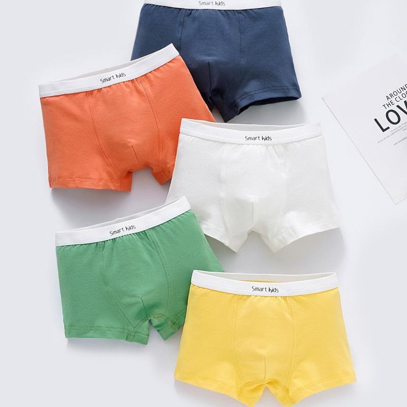 Toddler Boys Boxer Briefs Cotton Kids Underwear Pack Of 5