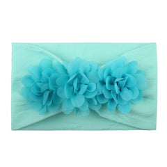 Baby Girls Nylon Three Flower Headband Hair Accessories