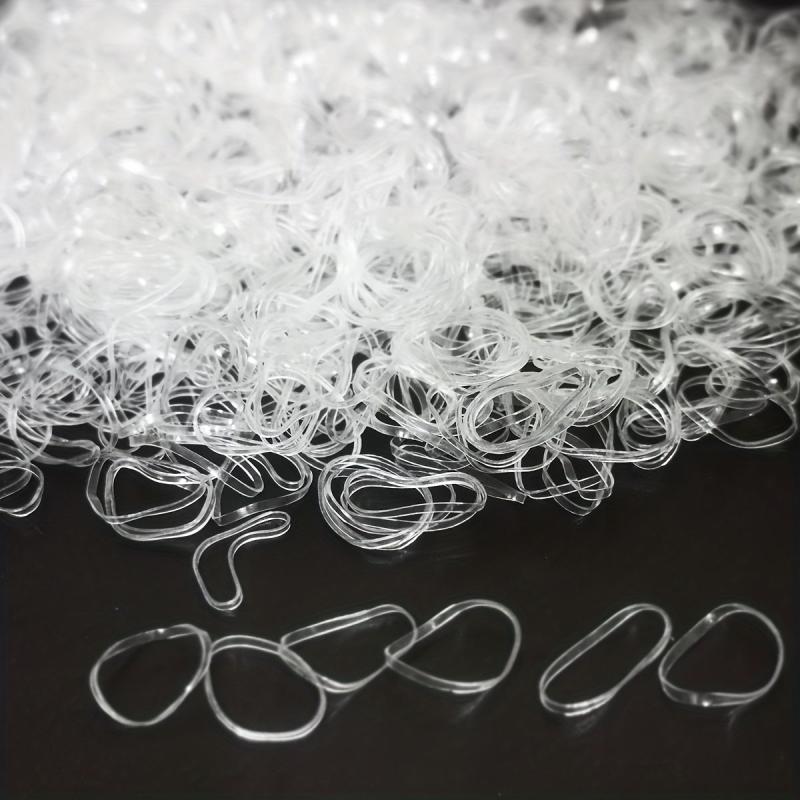 1000 Mini Rubber Bands Soft Elastic Bands for Kid Hair Braids