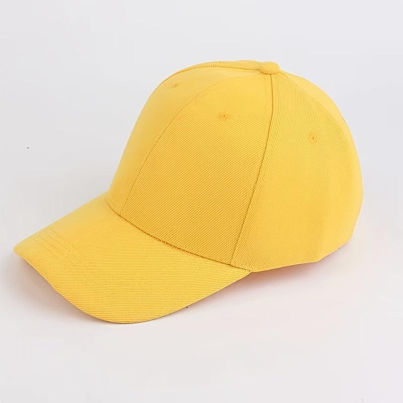 Kids Baseball Cap Solid Sun Protection Hat Outdoor Activities