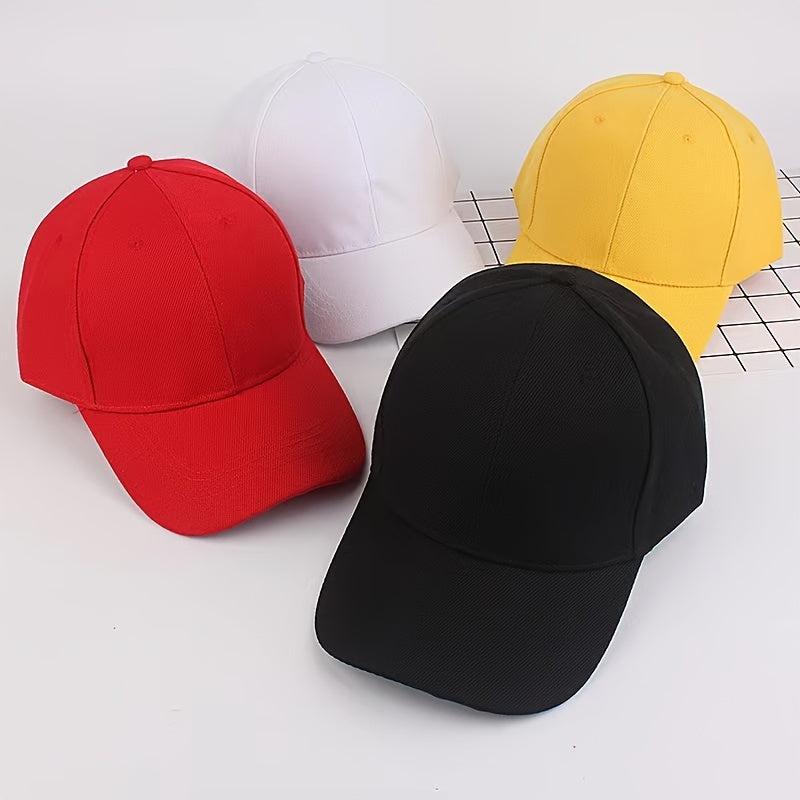 Kids Baseball Cap Solid Sun Protection Hat Outdoor Activities