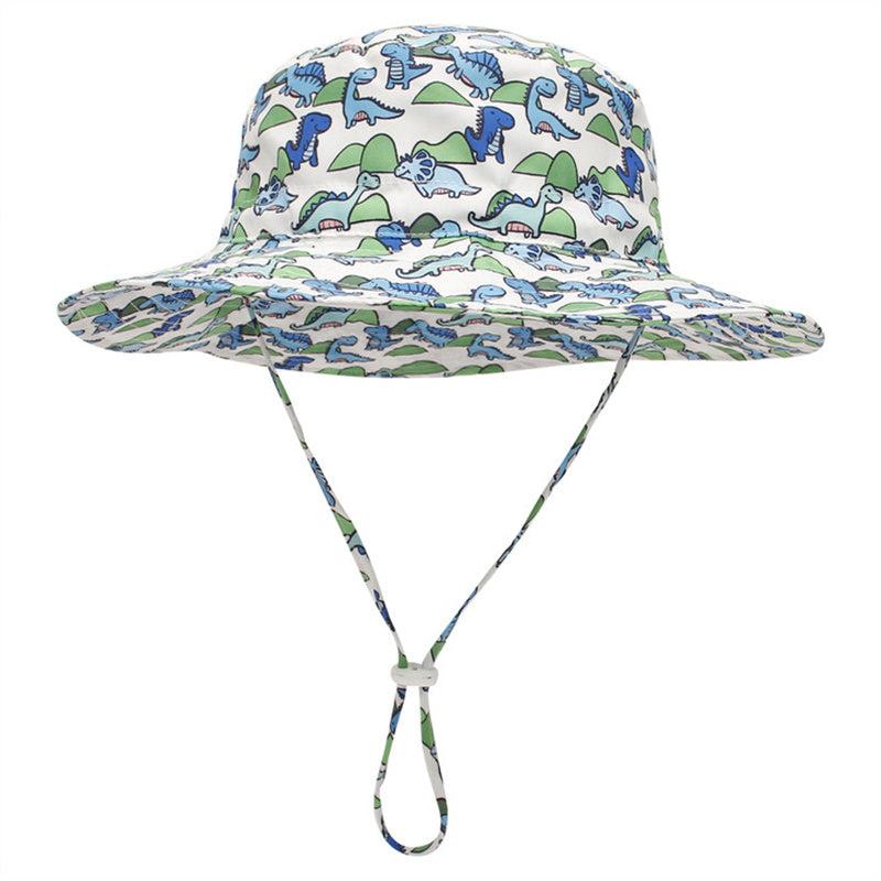 Summer Baby Sun Hat with Neck Ear Cover Anti UV Kids Beach Caps Bucket Cap