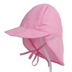 Toddler Solid Bucket Hat Sunscreen Adjustable Wide Brim Beach Basin Hat