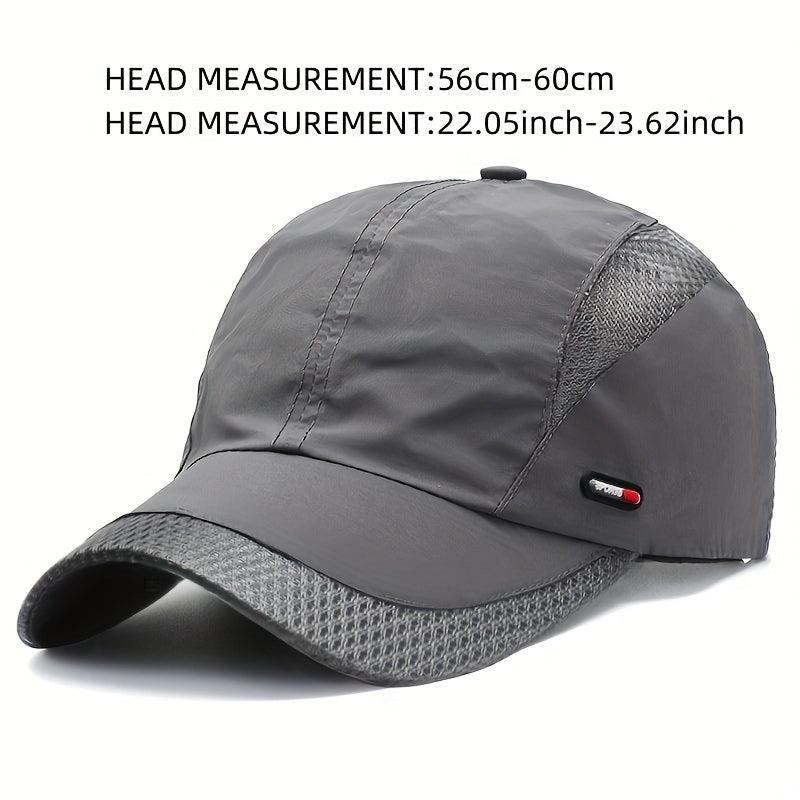 Summer Breathable Mesh Cap Quick dry Baseball Cap Sunshade