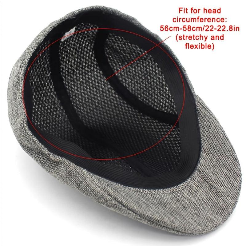 British Classic Flat Sunshade Wool Cap