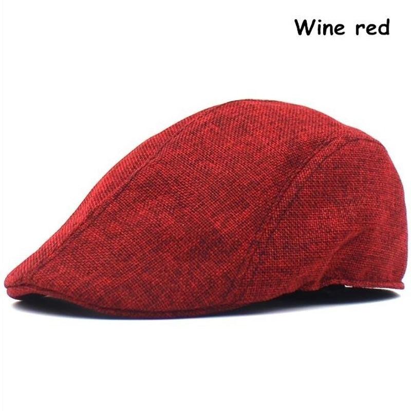 British Classic Flat Sunshade Wool Cap