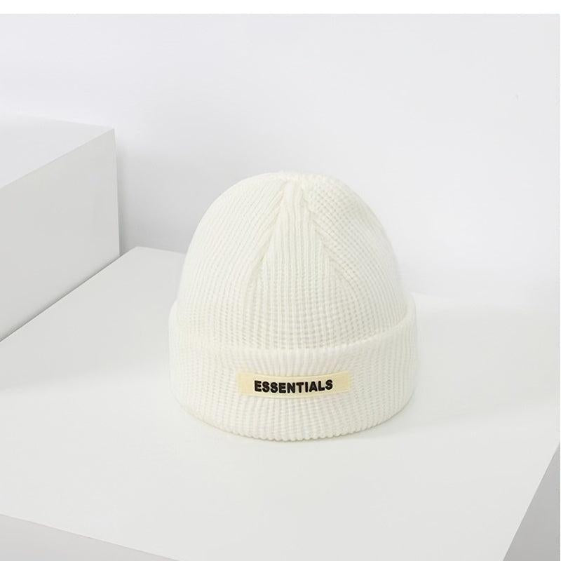 Men's Novelty Wool Beanie Autumn Winter Knitted Hat Warm Coldproof