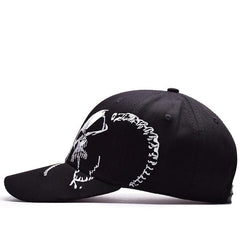 Men's Skull Embroidered Baseball Cap