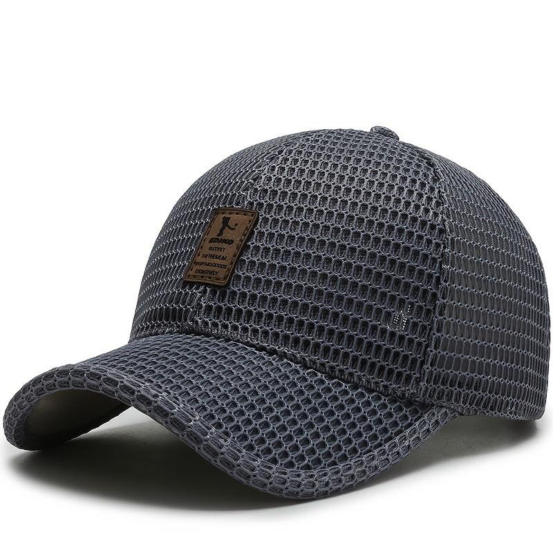 Men's Adjustable Baseball Cap for Running and Outdoor Activities
