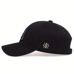 Embroidery Baseball Cap Solid Casual Sports Hat Sunscreen Dad Hats