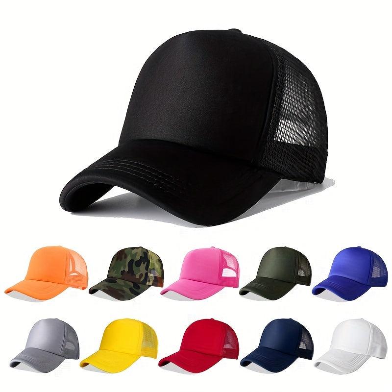Candy Trucker Hat Hip Hop Mesh Unisex Baseball Cap Sunscreen Dad Hats