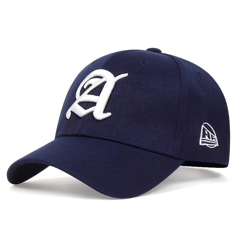 Gothic Letter A Baseball Cap Adjustable Hip Hop Sun Hat For Men Women