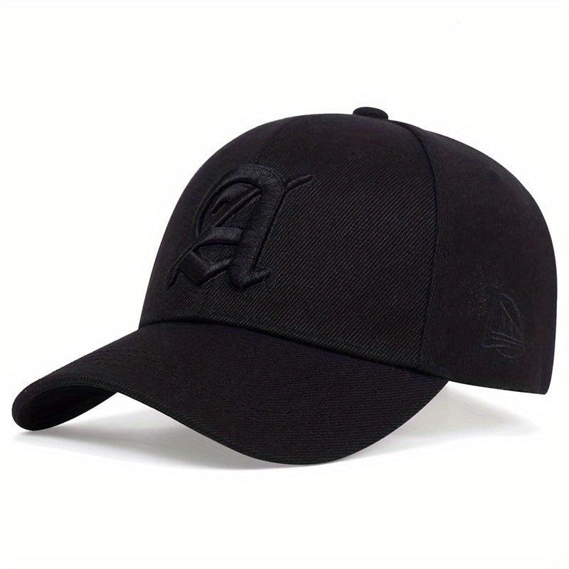 Gothic Letter A Baseball Cap Adjustable Hip Hop Sun Hat For Men Women