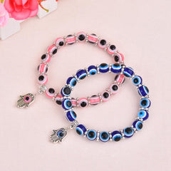 Vintage Devil's Eye Stretch Bracelet