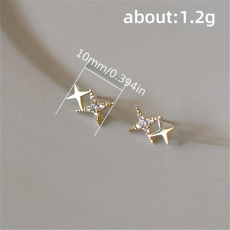 Girls Teen Charm Star Earrings Jewelry Accessories For Gift Party