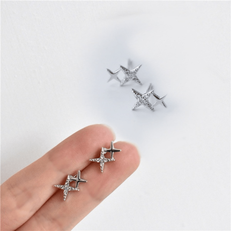 Girls Teen Charm Star Earrings Jewelry Accessories For Gift Party