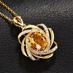 Sunflower Pendant Necklace & Jewelry Accessories for Women Girls