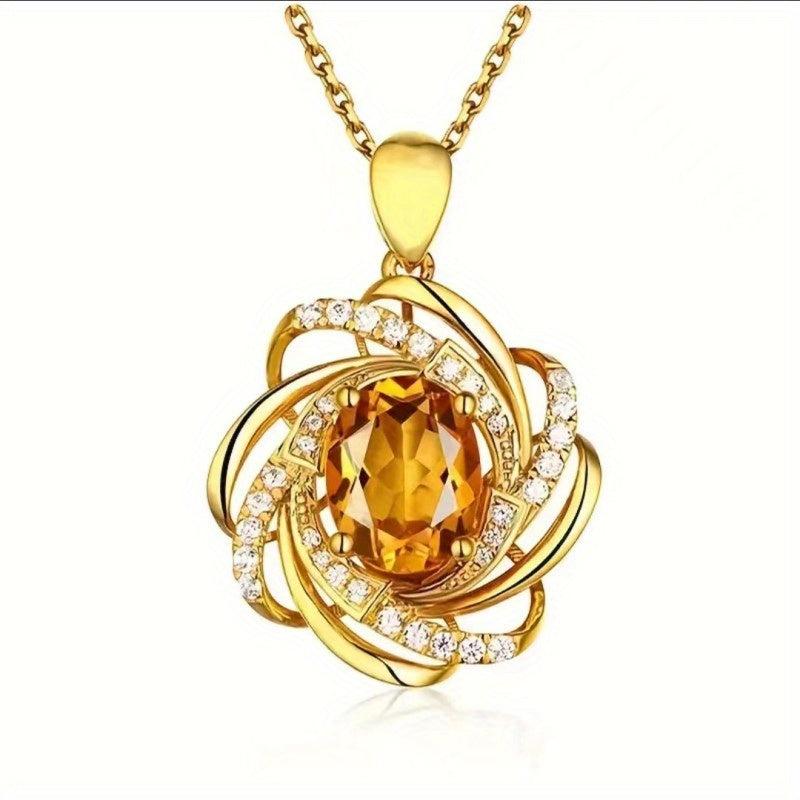 Sunflower Pendant Necklace & Jewelry Accessories for Women Girls