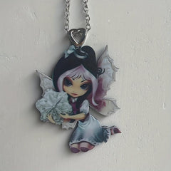 Fairy Princess Pendant Necklace Gift For Daughter