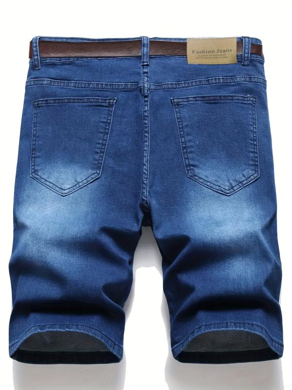 Men's Classic Denim Shorts for Summer