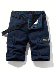 Men's Cargo Shorts with Flap Pockets