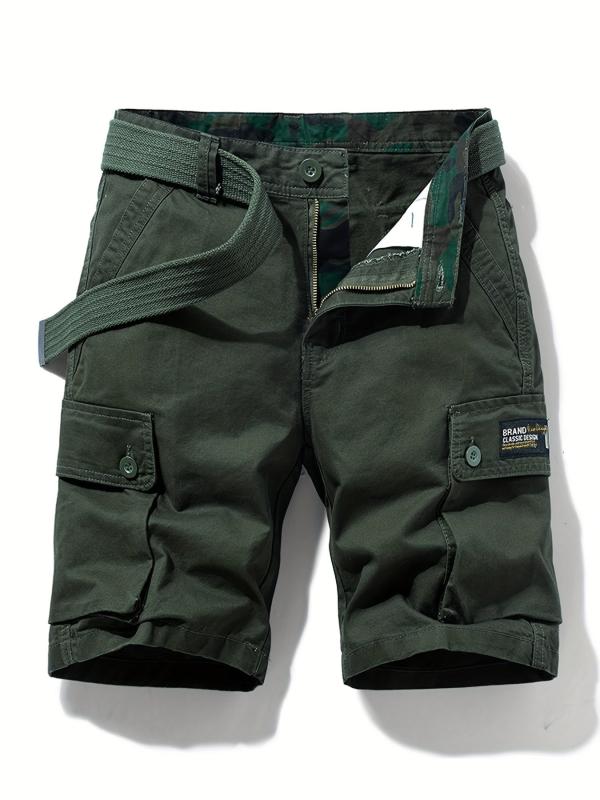 Men's Cargo Shorts with Flap Pockets