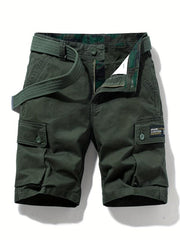 Men's Cargo Shorts with Flap Pockets
