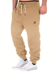 Men's Tapered Joggers Loose Fit Drawstring Pants for Fall Winter