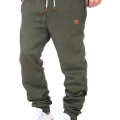 Men's Tapered Joggers Loose Fit Drawstring Pants for Fall Winter