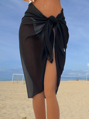 Mesh Beachwear Sarong Wrap Women's Swimwear Cover Up