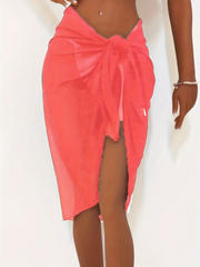 Mesh Beachwear Sarong Wrap Women's Swimwear Cover Up