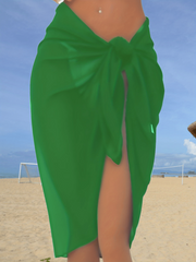Mesh Beachwear Sarong Wrap Women's Swimwear Cover Up