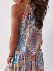 Sleeveless Side Slit Maxi Dress Casual Dress Women's Clothing