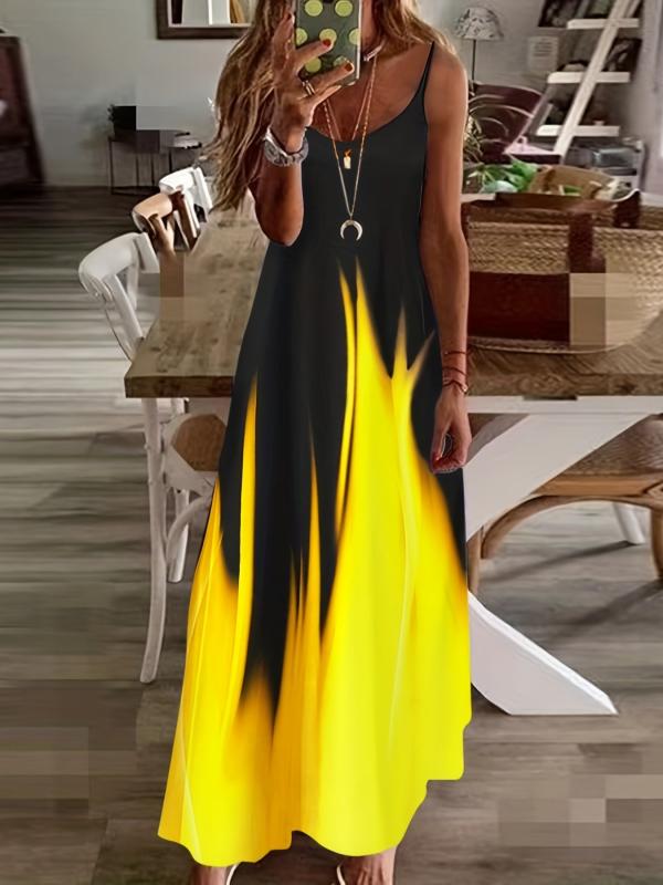 Spaghetti Strap Casual Dress