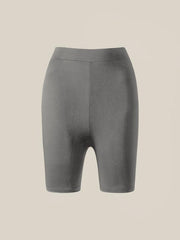Sporty Skinny Biker Shorts Casual Stretchy High Waist Lifting Shorts