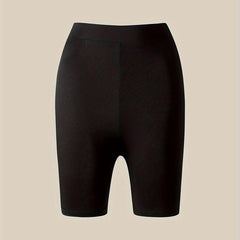 Sporty Skinny Biker Shorts Casual Stretchy High Waist Lifting Shorts