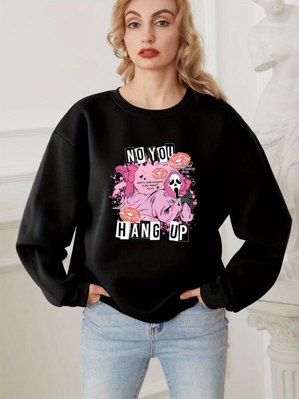 Halloween Long Sleeve Casual Sweatshirt