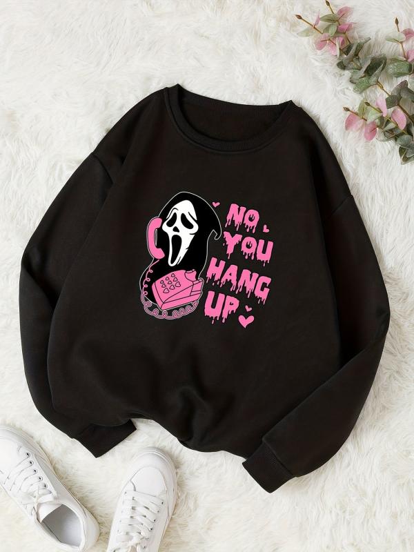 Halloween Long Sleeve Casual Sweatshirt