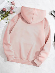 Drawstring Loose Hoodie Casual Hooded Sweatshirt