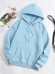 Drawstring Loose Hoodie Casual Hooded Sweatshirt