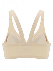 Front Open Button Full Coverage Bra Comfortable Seamless Push Up Intimates