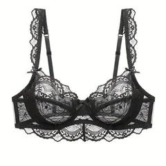 Lace Mesh Everyday Bras - Breathable & Preppy Style - Women's Lingerie