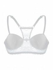 Front Buckle Lace Stitching Push Up Beauty Back Bra