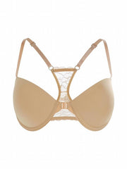 Front Buckle Lace Stitching Push Up Beauty Back Bra
