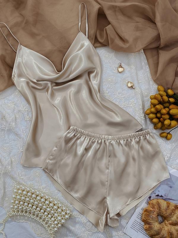 Floral Satin Pajama Set for Women
